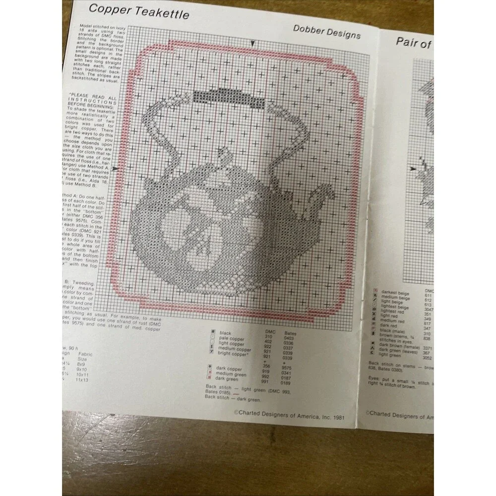 Cross Stitch Pattern‎ Booklet: Collector's Corner (CDA)